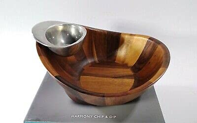 Acacia Chip and Dip Bowl