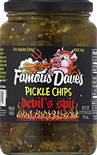 Famous Dave's - 1 pck, Devil's Spit Pickle Chips (24 oz.)