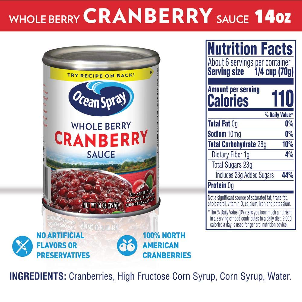 Ocean Spray® Whole Cranberry Sauce
