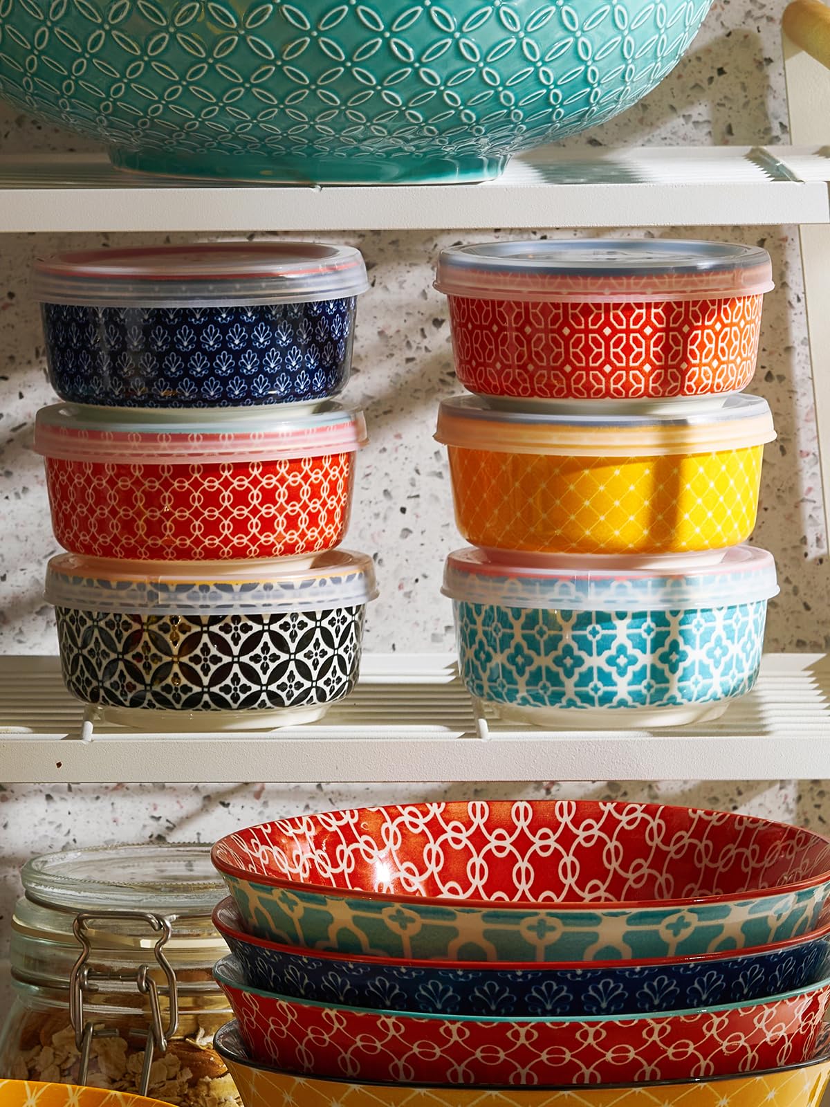 Dipping Bowls with Lids, Set of 6