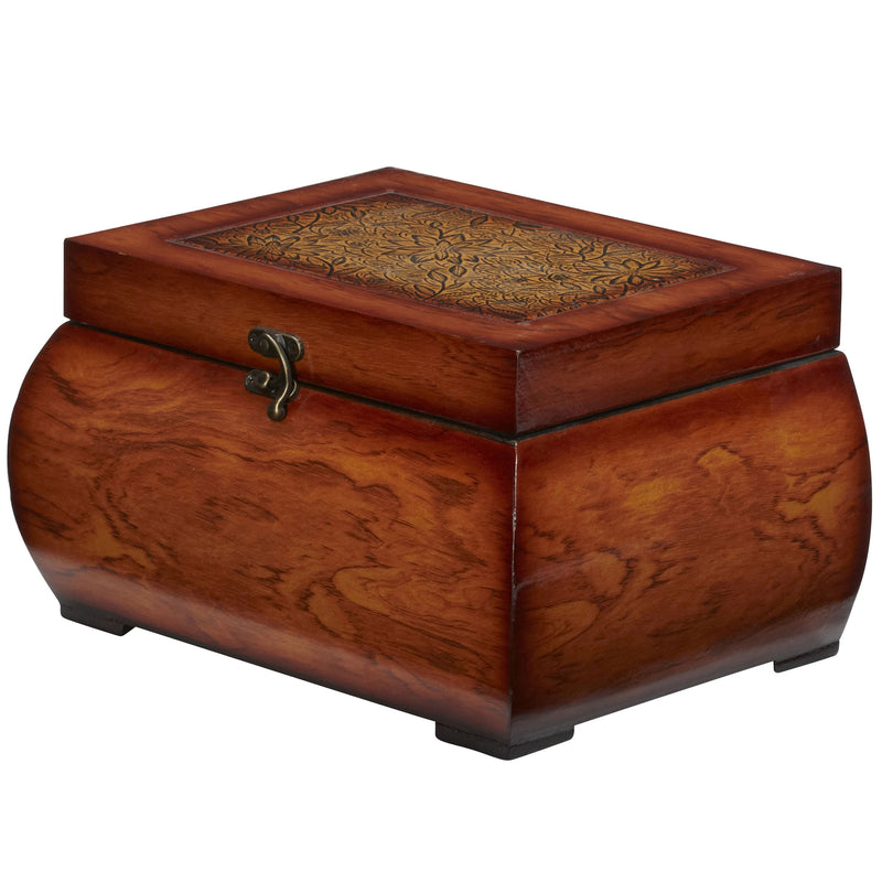 Decorative Lacquered Wood Chests (Set of 2)