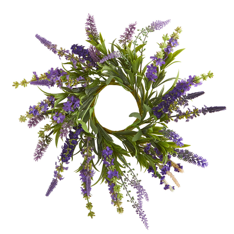 Lavender Arrangement and Wreath (Set)