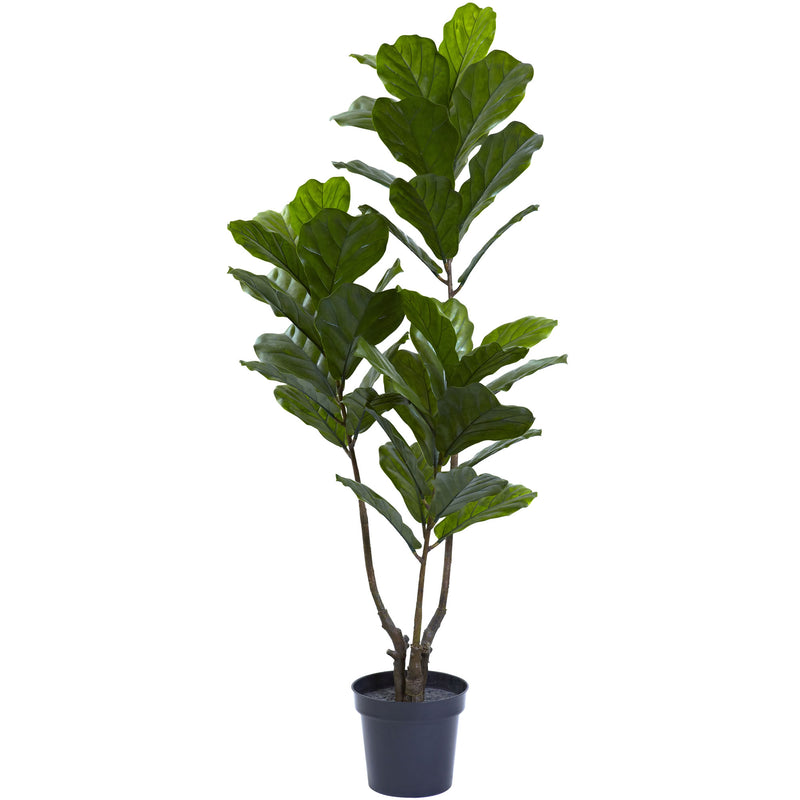 65" Fiddle Leaf Tree UV Resistant (Indoor/Outdoor)
