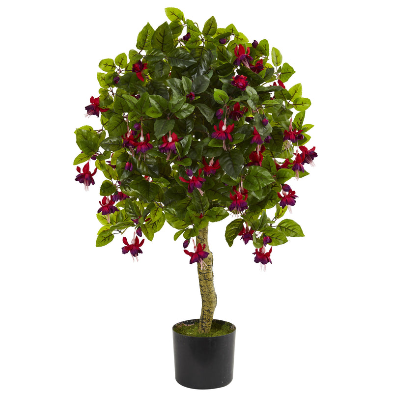 3' Fuchsia Artificial Tree