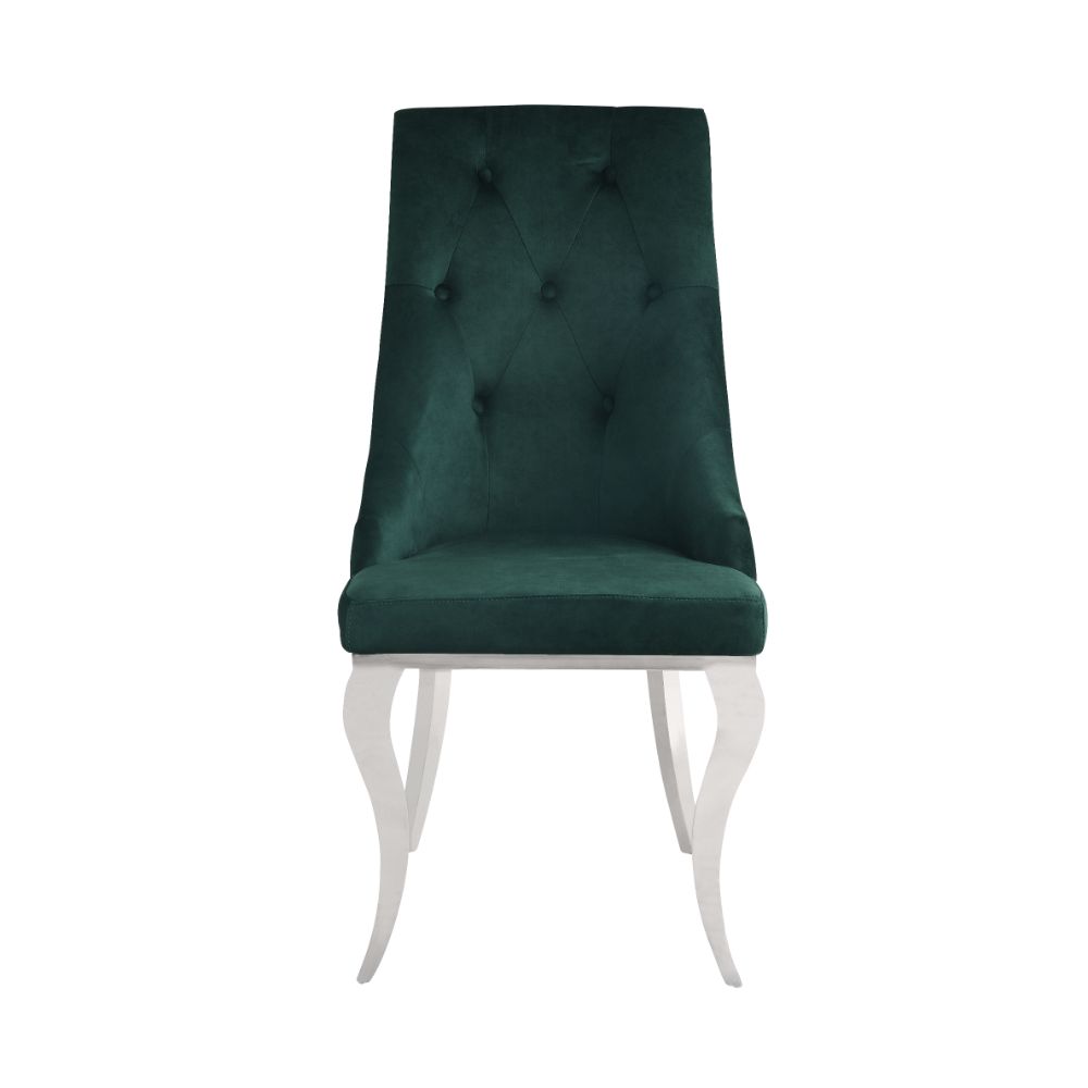 Dekel Side Chair (2Pc), Green