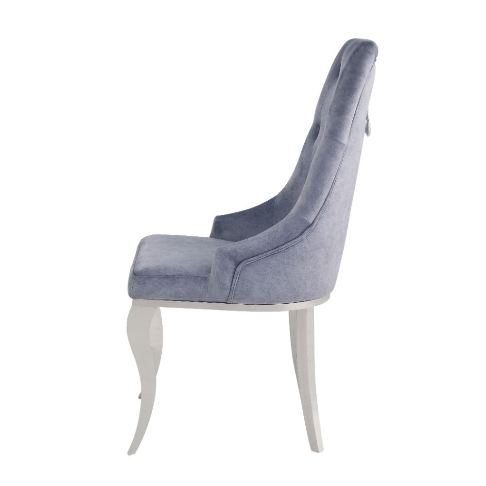 Dekel Side Chair (2Pc), Gray