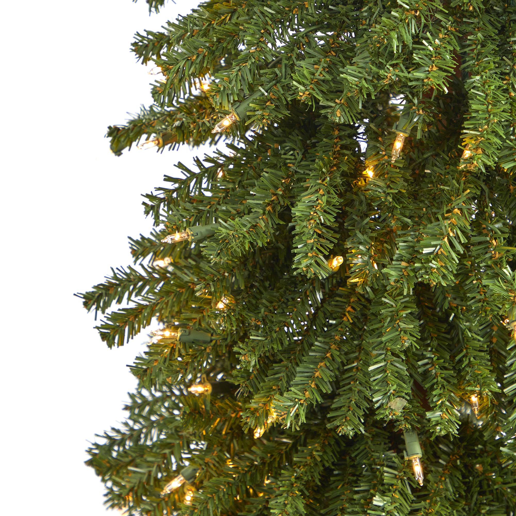 5' Grand Alpine Artificial Christmas Tree with 200 Clear Lights and 469 Bendable Branches on Natural Trunk