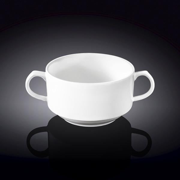 4 Fine Porcelain Soup Cups 4" 