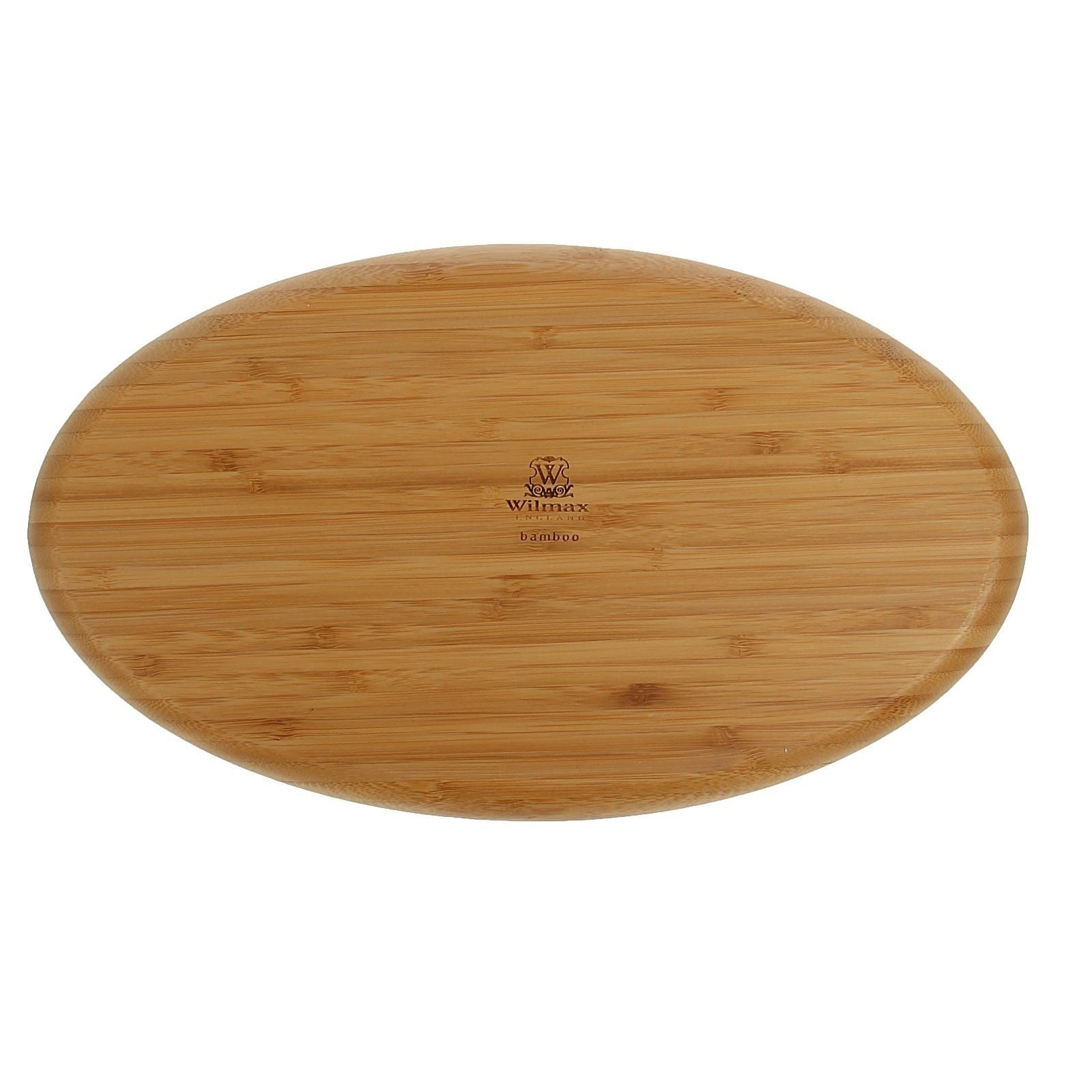 Set of 6 Natural Bamboo 3 Section Platters 14" x 8"