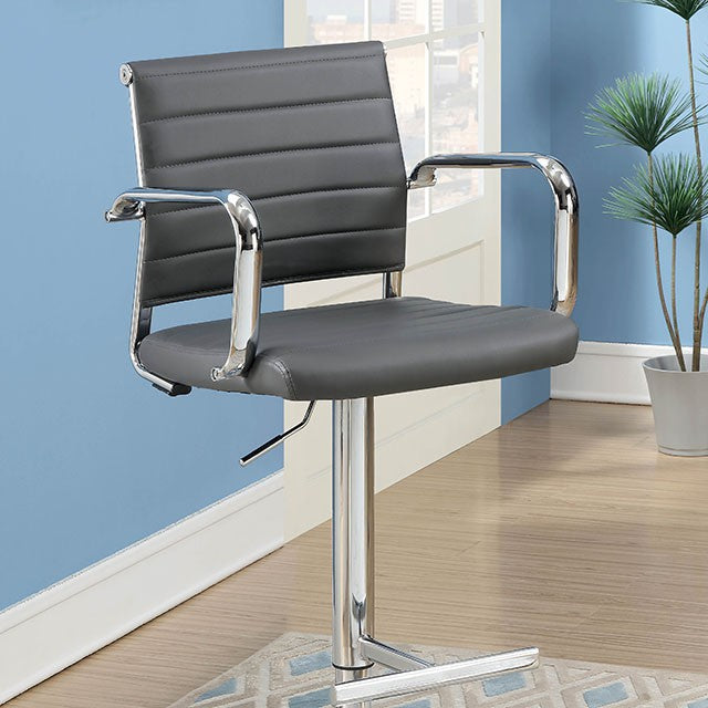 Zenah Bar Chair, Gray