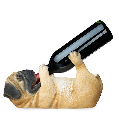 Pug Wine Bottle Holder 