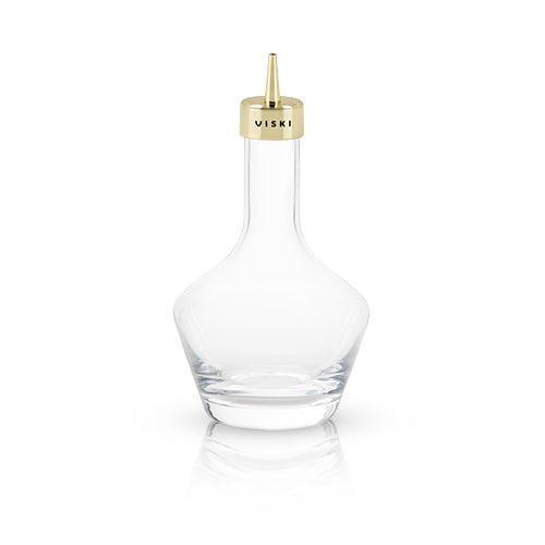 Bitters Bottle with Gold Dasher Top 