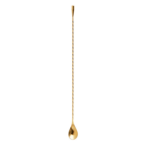 40cm Gold Weighted Barspoon 